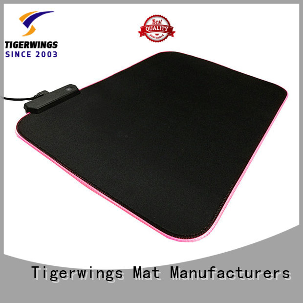 delicate edges stitching computer gaming mouse pad company for game player
