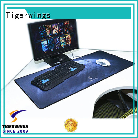 Tigerwings anti-slip quality mouse pad OEM/ODM for game player