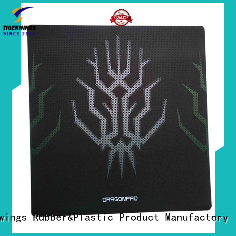 Tigerwings top quality company logo floor mats for business for Noise cancelling