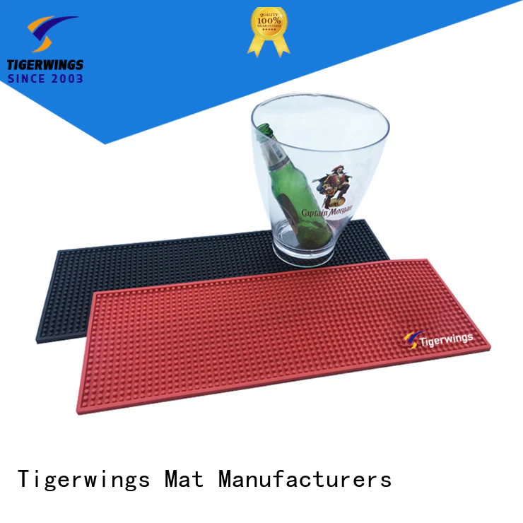 Anti-Skid custom bar spill mats OEM for Bar counter