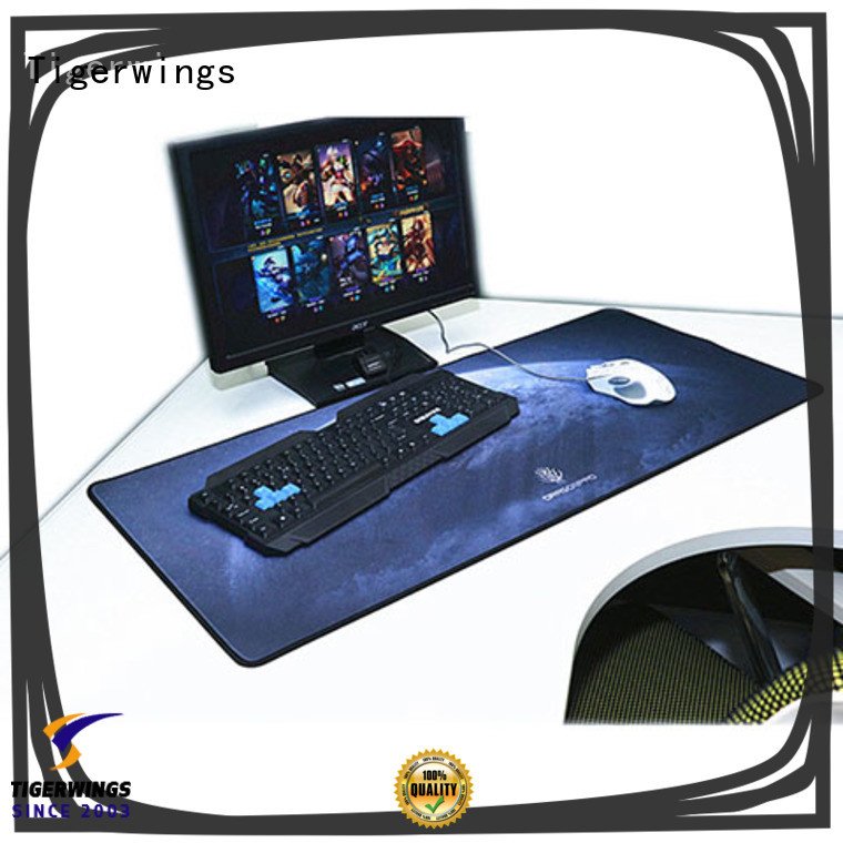 Silky smooth fabric extended gaming mouse pad company for student