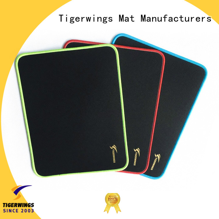 Tigerwings delicate edges stitching extended mouse mat Exporter for student
