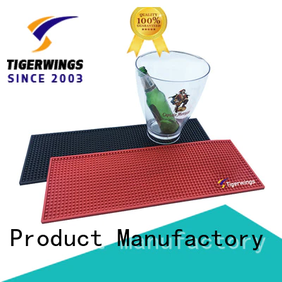 Tigerwings personalised bar mat OEM for keep bar nice and clean