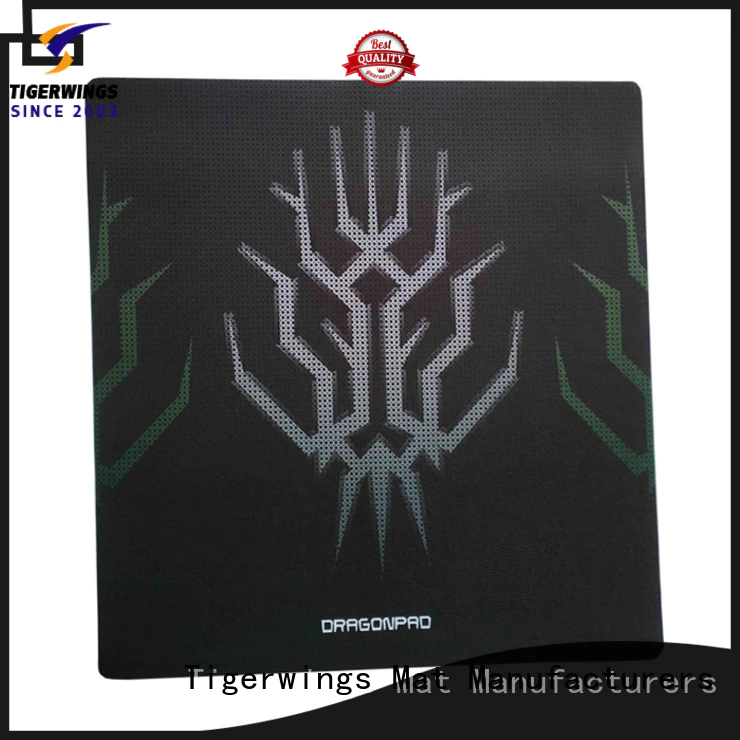Tigerwings Water resistant custom mats company for Internet cafe