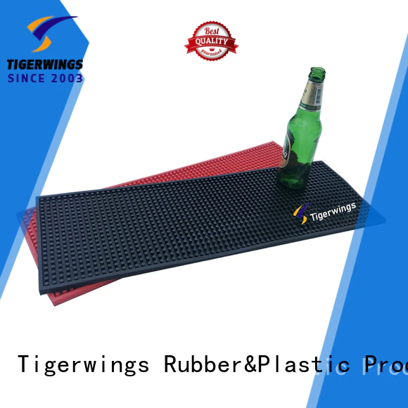 Tigerwings malleable personalised bar mat manufacturer for Bar counter
