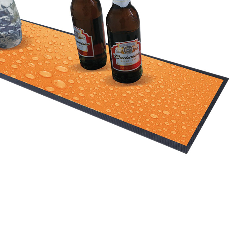 Felt rubber bar mat oem spill mats