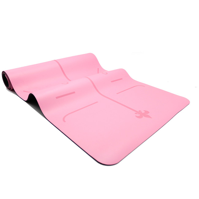 PU leather rubber yoga mat