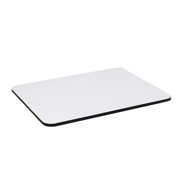 White sublimation custom made mouse pad