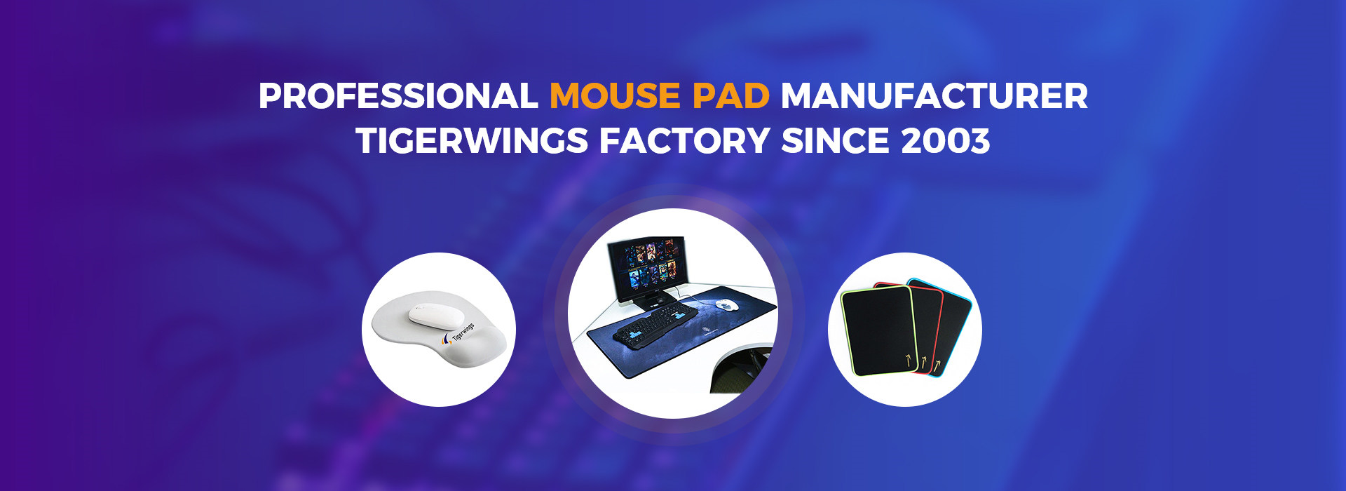 Fabricantes al por mayor de alfombrillas para ratón | alas de tigre