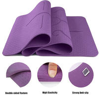 TPE multicolor exercise fitness yoga mat