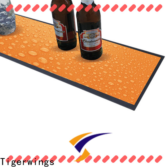 Fábrica del fabricante de alfombrillas de goma Tigerwings para mantener la barra agradable y limpia