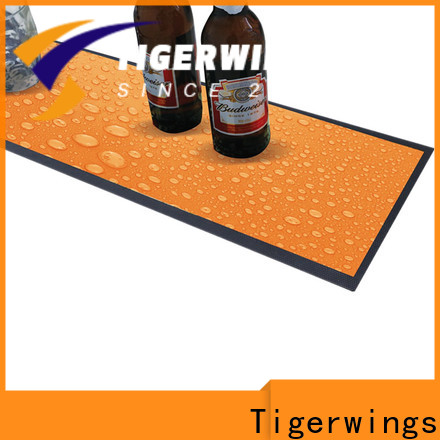 Alfombrillas de bar impresas Tigerwings ODM para mantener la barra agradable y limpia