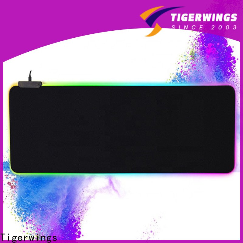 Tigerwings Heavy duty anti-slip rubber backing small mouse pad ODM for personalized gamer