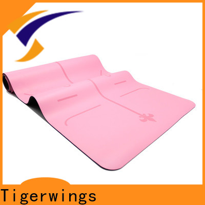 delicate edges stitching grip yoga mat manufacturer for Yoga
