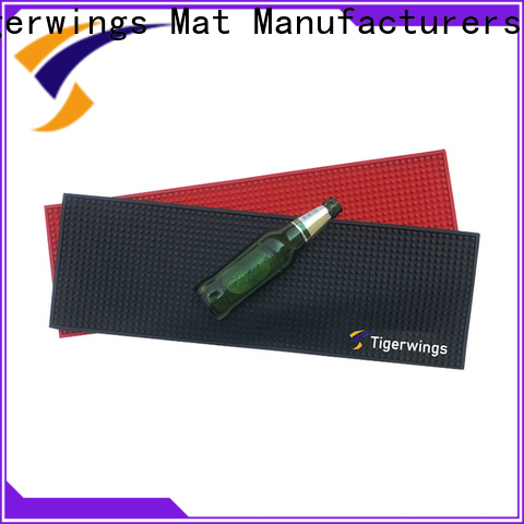 Alfombrilla de corredor de barra personalizada flexible Tigerwings OEM para barra de bar