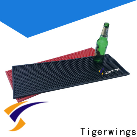 Tigerwings Tapetes de cerveza personalizados de alta calidad para personalización de bar en casa para mostrador de bar