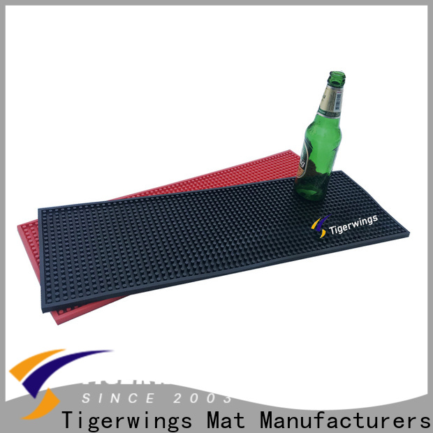 Proveedor de tapetes de vidrio para cerveza Tigerwings para mantener la barra agradable