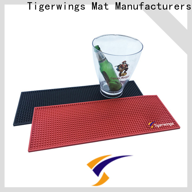 Tigerwings personalized bar spill mat Exporter for keep bar nice