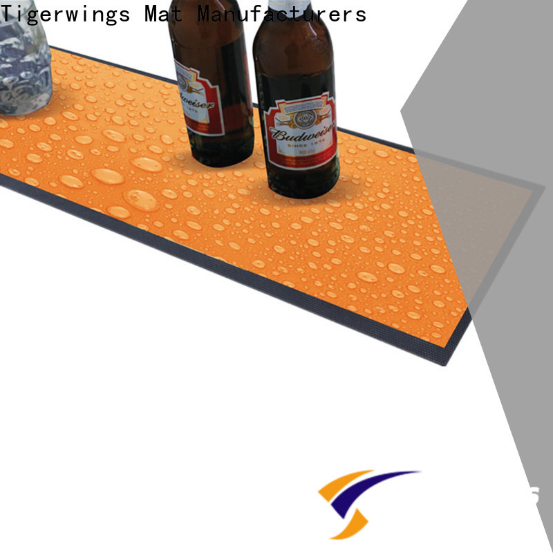 Tigerwings OEM best bar mats for glasses wholesale for Bar protection
