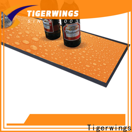 Alfombrillas de secado de vidrio para barra Tigerwings al por mayor para barra de bar