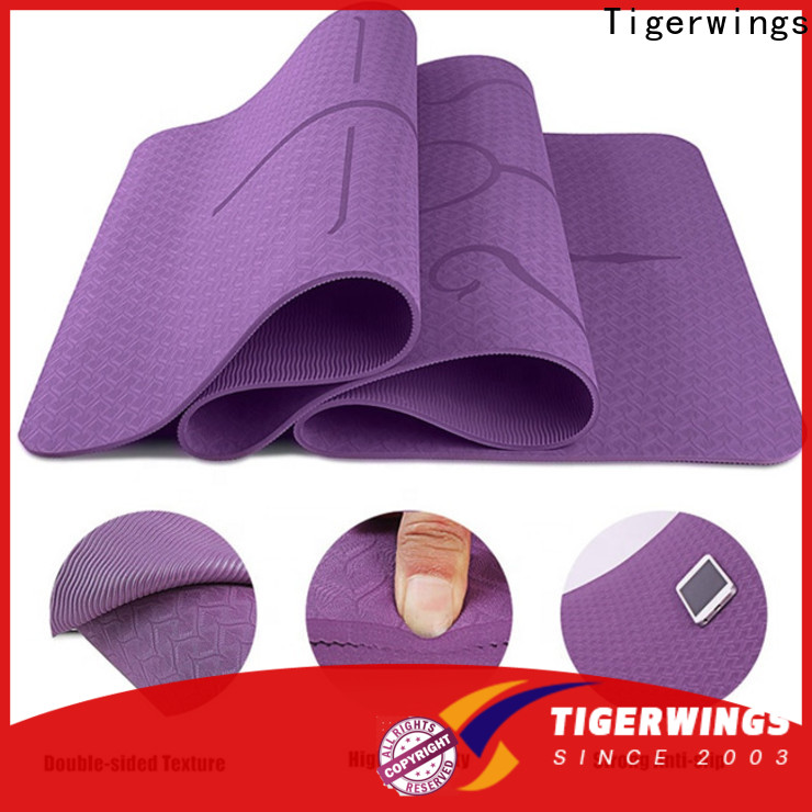 Estera de yoga Tigerwings excelente resistencia al deslizamiento para hombres altos para negocios y actividades en interiores