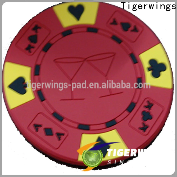 Tigerwings Wholesale ODM round rubber coasters wholesale for Play games