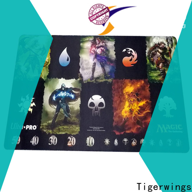 Tigerwings vende al por mayor los mejores proveedores de alfombrillas de ratón baratas para jugadores personalizados