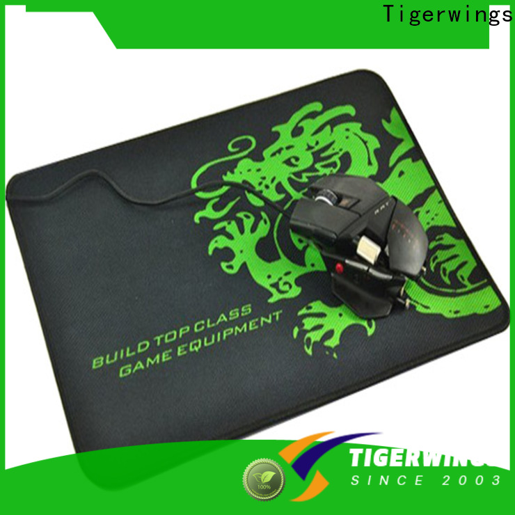 Tigerwings eco-friendly sublimation mouse pad size manufacturer for Mat buyer