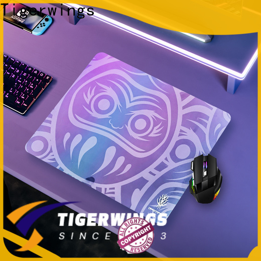 Tigerwings no degumming custom gaming mouse pads company for student