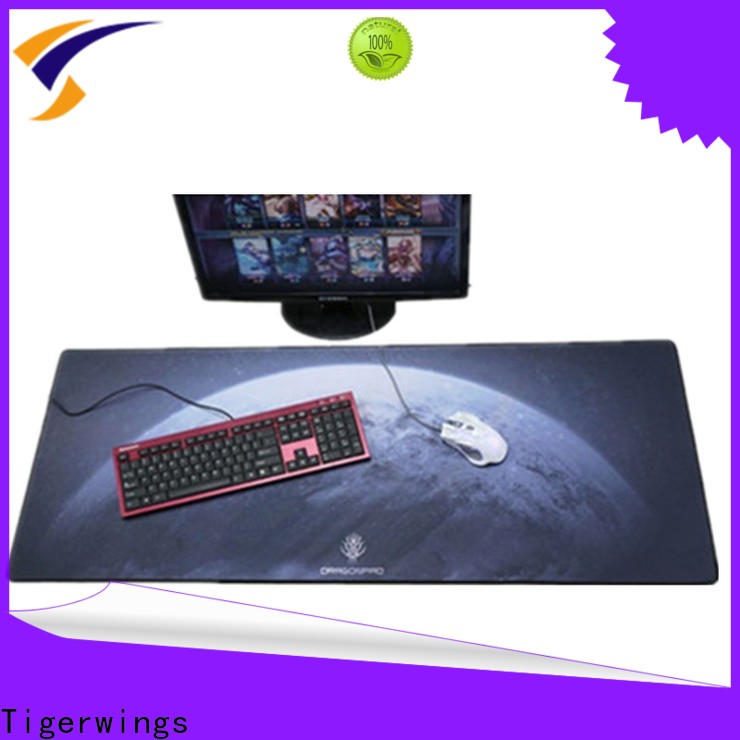 Tigerwings rgb gaming mousepad manufacturer for student