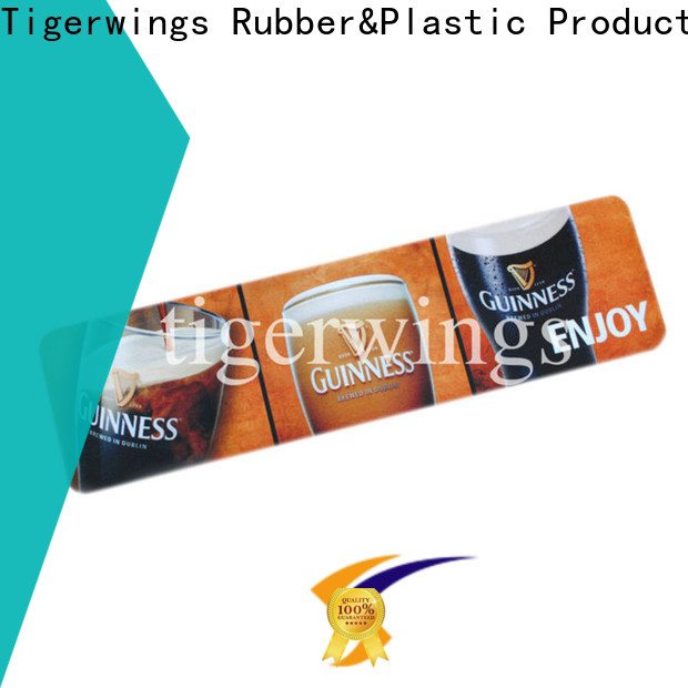 Tigerwings eco-friendly custom bar rail spill mats for business for keep bar nice