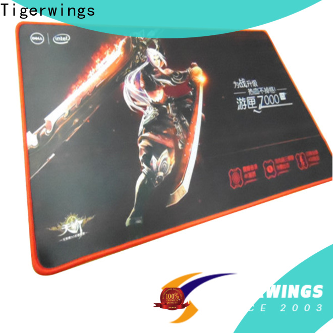 Tigerwings custom made gaming mouse pads factory for Play games