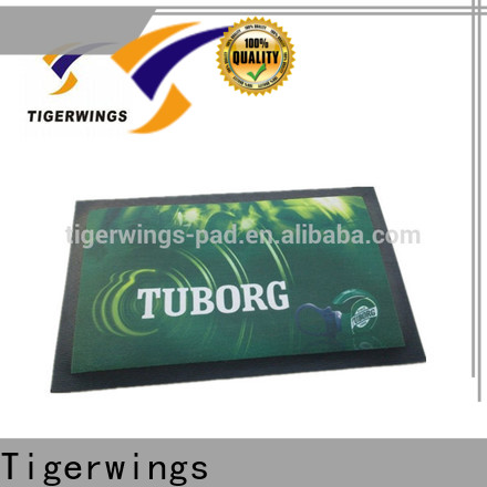 Tigerwings rubber drip mat factory for keep bar nice and clean