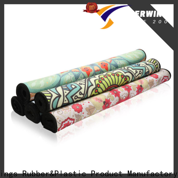 Tigerwings suede top yoga mat wholesale for meditation