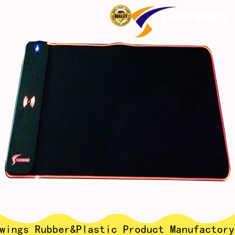 Silky smooth fabric mouse mat with wireless charger manufacturers for Play games