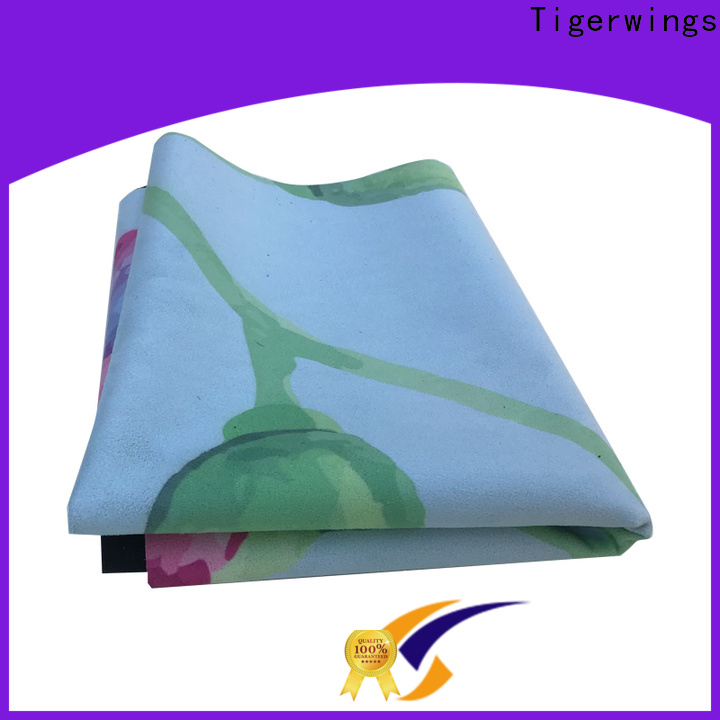 Tigerwings suede rubber yoga mat Exporter for meditation