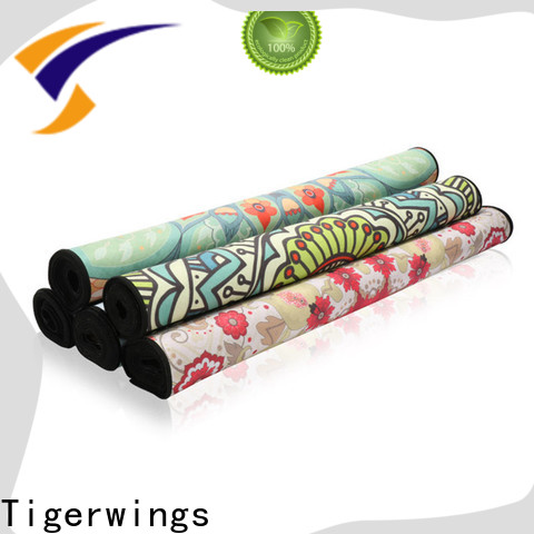 Tigerwings ODM best suede rubber yoga mat factory for Yogi