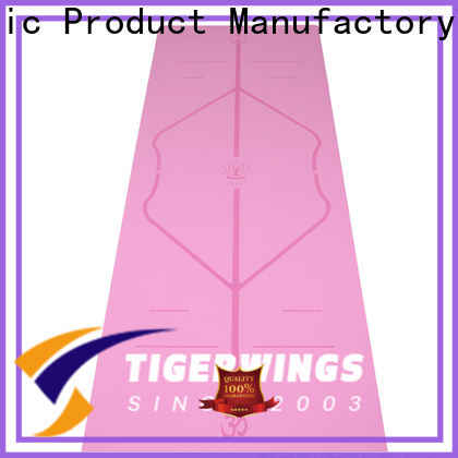 Tigerwings yoga mat pu rubber factory for meditation