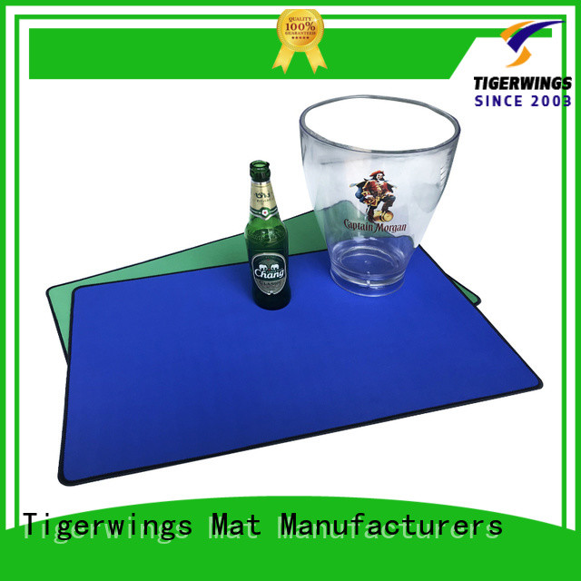 Tigerwings popular bar mat wholesale for keep bar nice and clean
