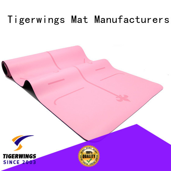 Tigerwings eco friendly yoga mat manufacturer China for Fitness