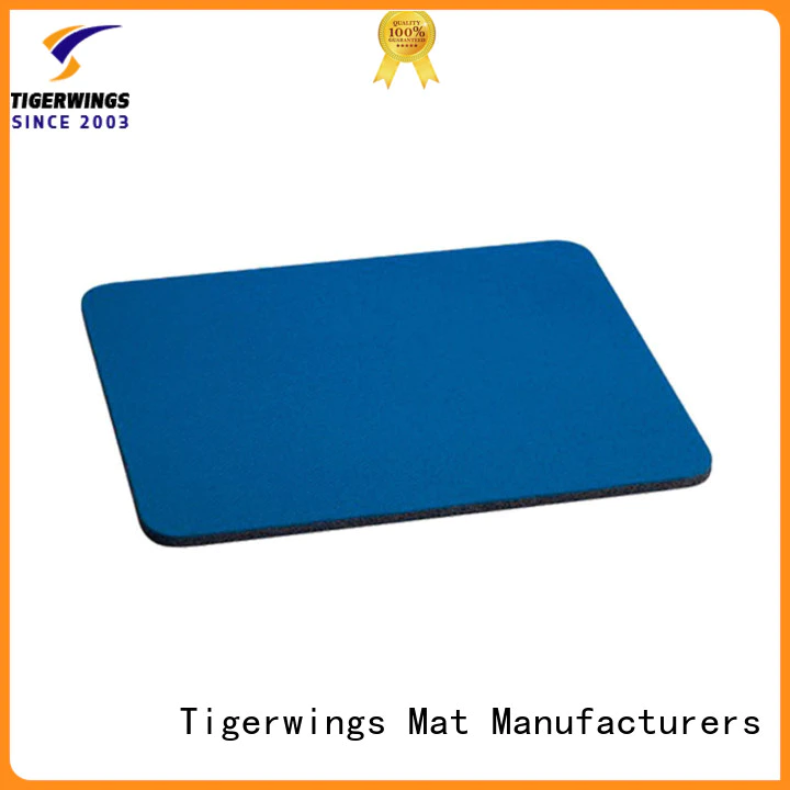 Tigerwings Heavy duty anti-slip rubber backing mouse pad mat for business for jobs