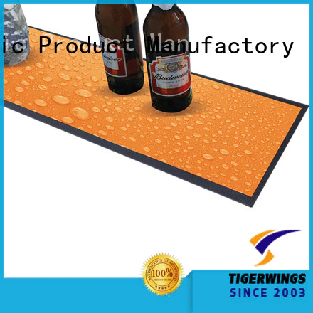 Tigerwings bar mat manufacturers company for keep bar clean
