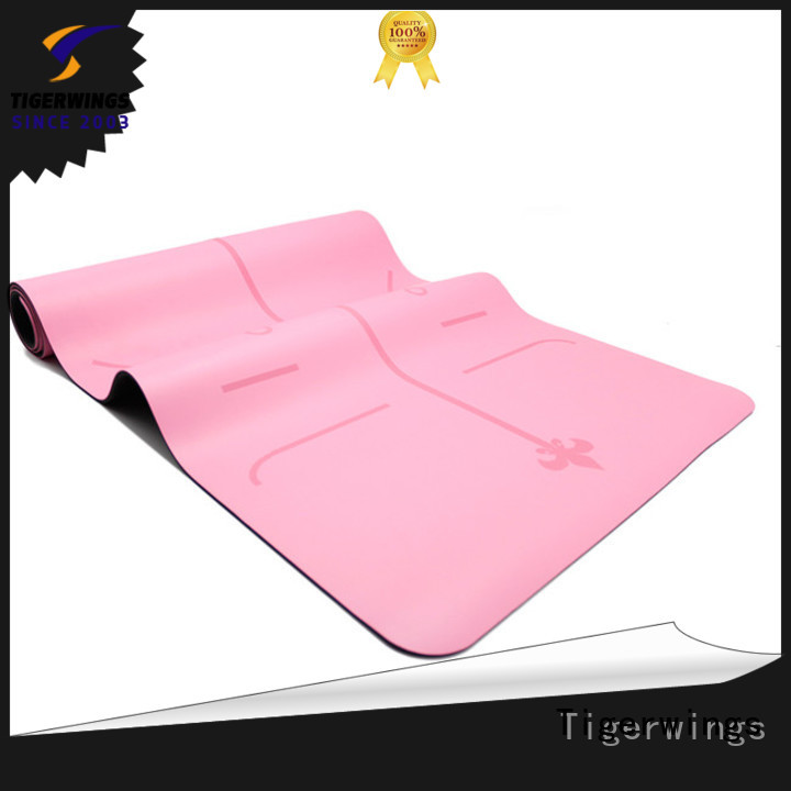 Tigerwings eco fitness yoga mat customization for Yogi