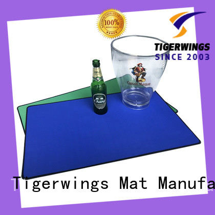 Tigerwings personalized bar spill mat Exporter for bar