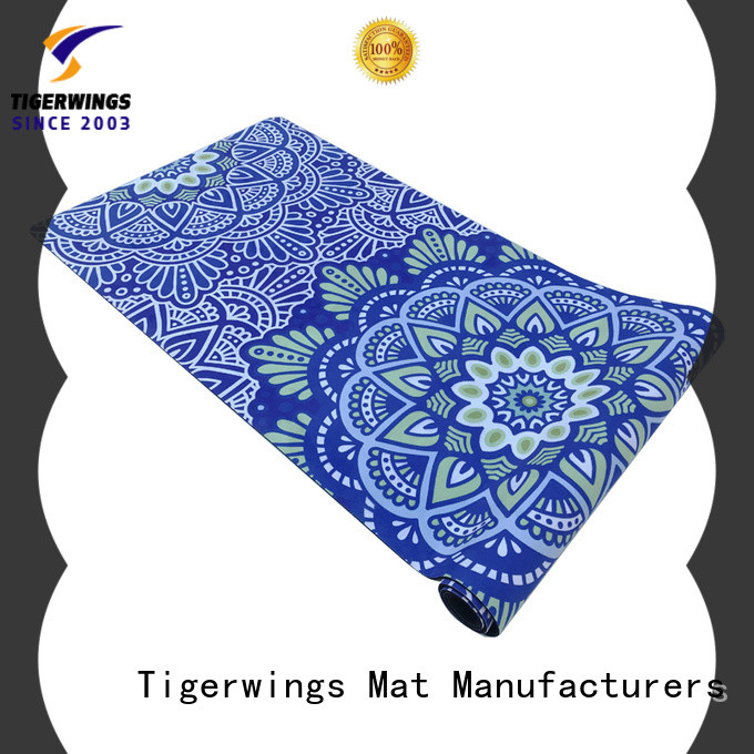 Tigerwings delicate edges stitching exercise pad Exporter for Yogi