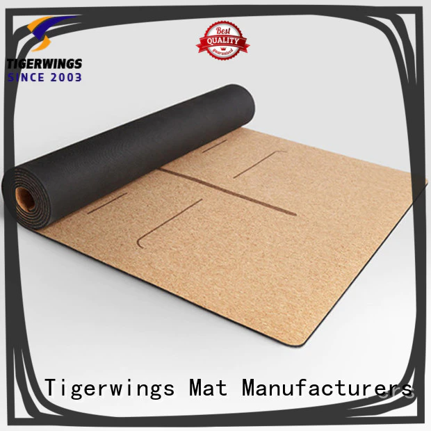Tigerwings top quality professional fitness mats factory for meditation