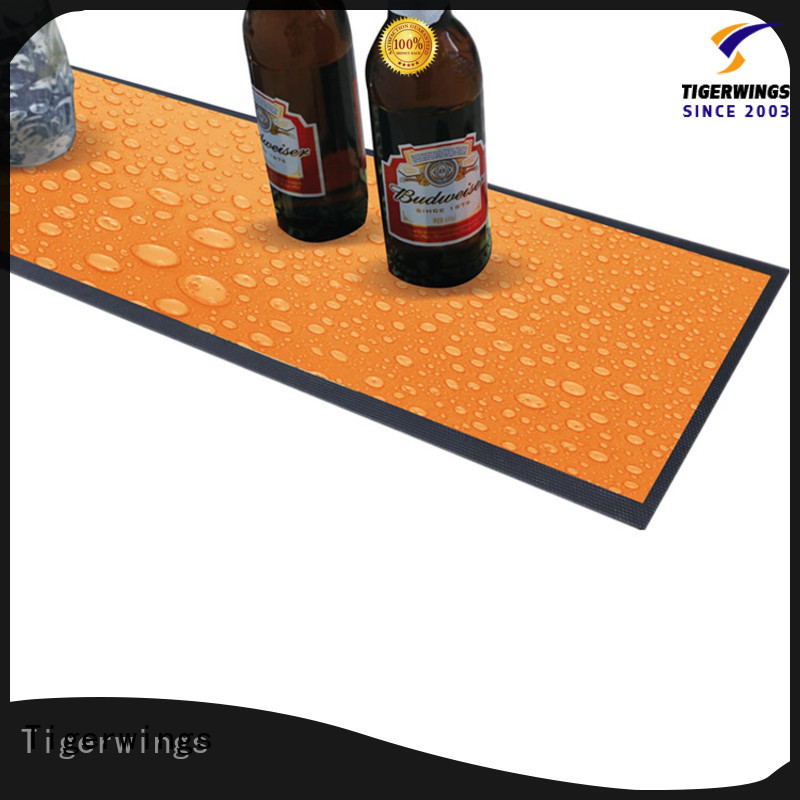 nice quality personalised bar mat customization for Bar protection